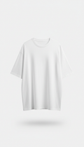 Cloud White Cotton Oversized T-Shirt
